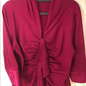 Antonio Melani Ruched Front Blouse